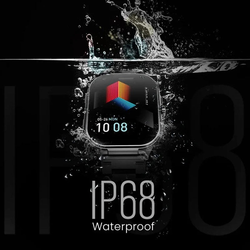 HiFuture Ultra3 Pro Premium Stainless Steel Smart Wireless Calling Watch with 2.04” AMOLED Display, Built-in AI Algorithm, IP68 - Silver