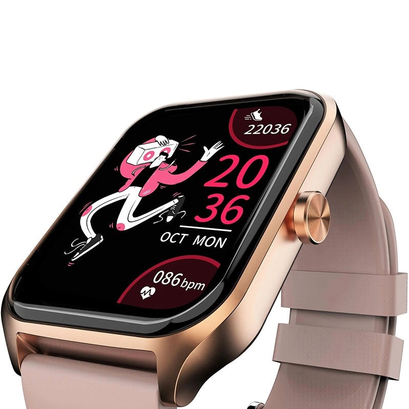 HiFuture Ultra 2 Pro Calling Smartwatch with Touch Screen Fitness Tracker with Heart Rate and Waterproof Pedometer - Pink