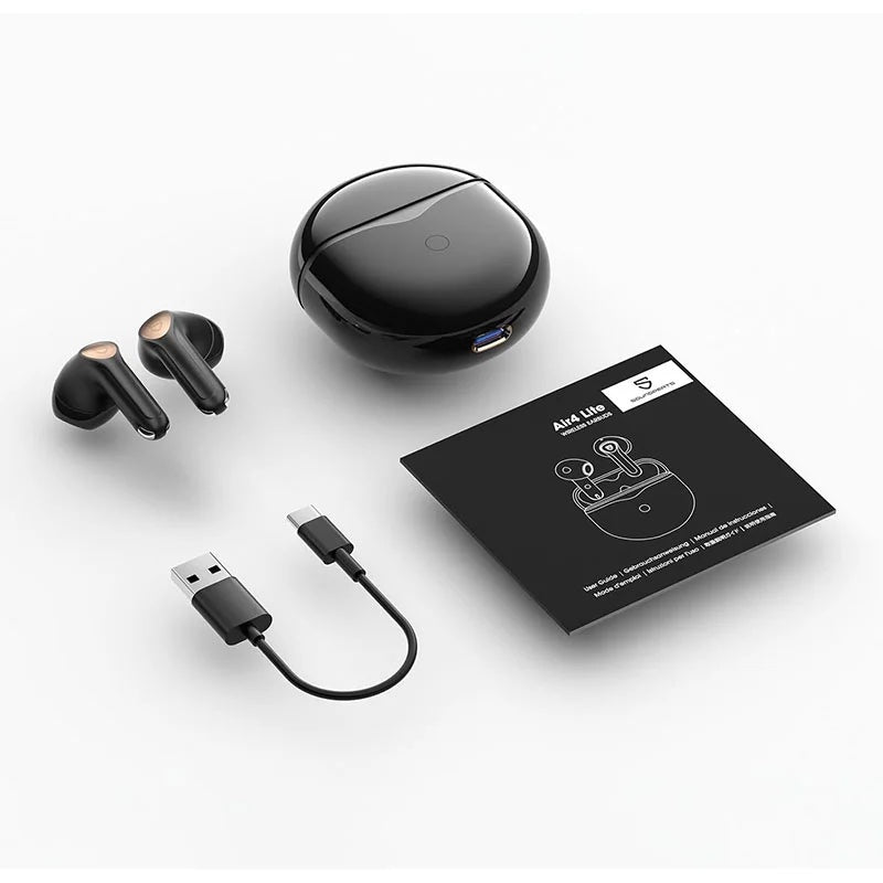 SoundPEATS Air4 Lite Wireless Earbuds, Bluetooth 5.3 Earbuds with Multipoint Connection, Hi-res Earbuds with LDAC &13mm Dynamic Driver