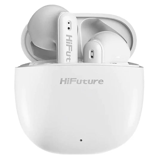 HiFuture ColorBuds2 True Wireless Earphone Bluetooth 5.3, Smart Tap, IPX 5, 20 Hours Playtime - White
