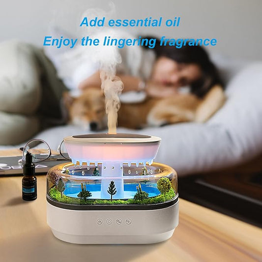 Rain Cloud Aroma Diffuser – 2-in-1 Humidifier & 7 Color LED